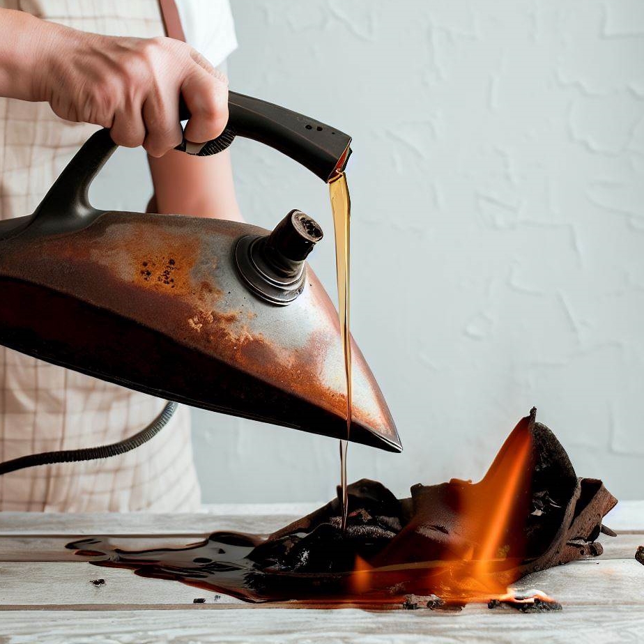 Jak wyczyścić przypalone żelazko domowymi sposobami