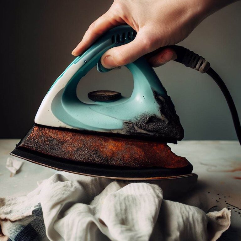 Jak wyczyścić przypalone żelazko ze stopą ceramiczną